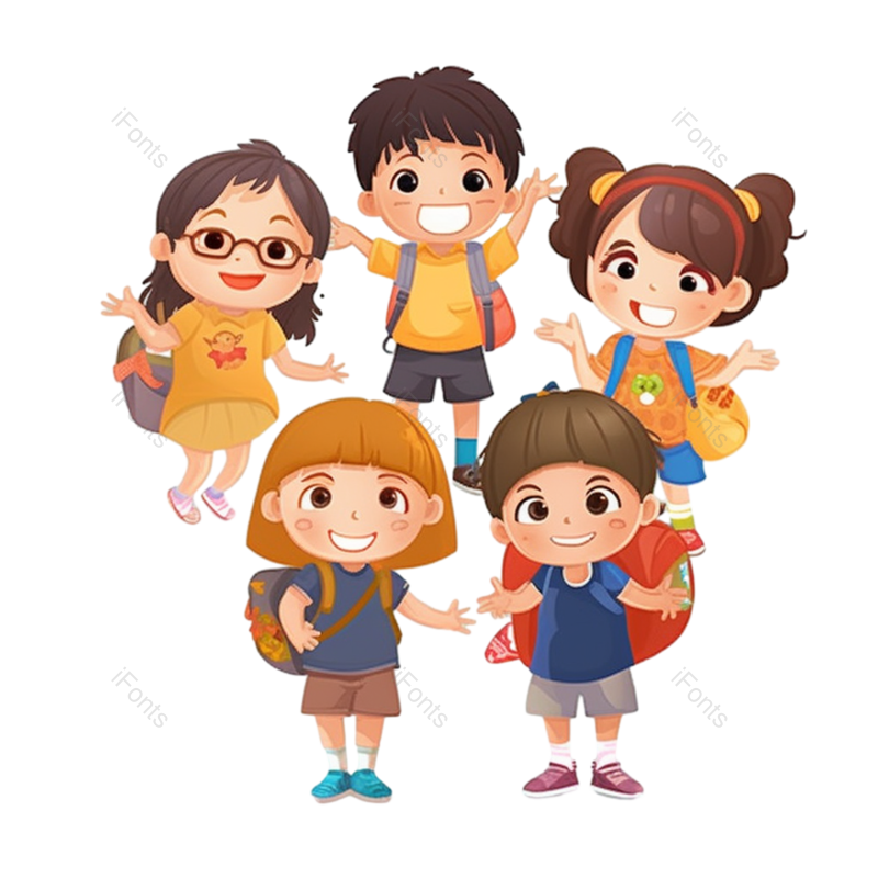 儿童节图片,卡通元素,儿童PNG,小学生免抠素材